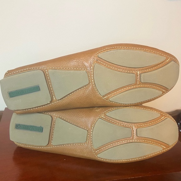 DONALD J PLINER Varran Leather Loafer Slip On Driving Shoes 11M Brown Cognac - Picture 8 of 8